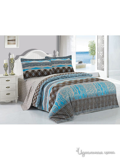 Комплект постельного белья, евро Softline, цвет мультиколор