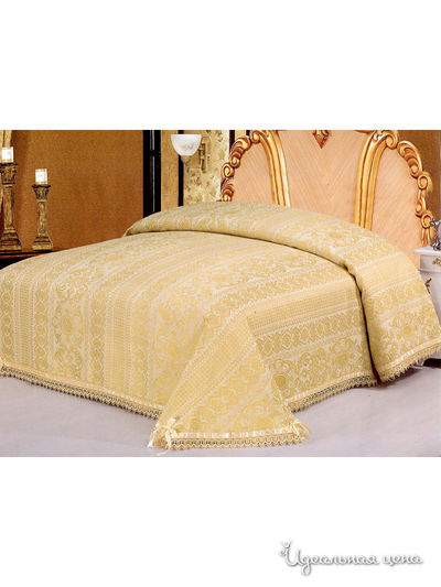 Покрывало, 220х240 см Softline, цвет желтый