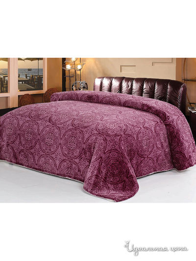 Плед, 200*220 см Softline, цвет бордовый
