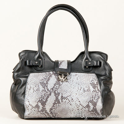 Сумка Leo Ventoni, цвет черная, серая