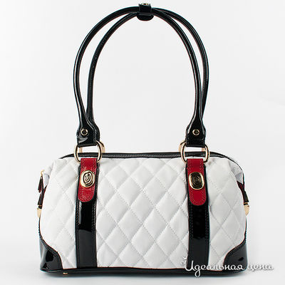 Сумка Leo Ventoni, цвет белый, черный