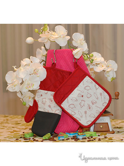 Наборы Текcтиль для дома, цвет бордовый