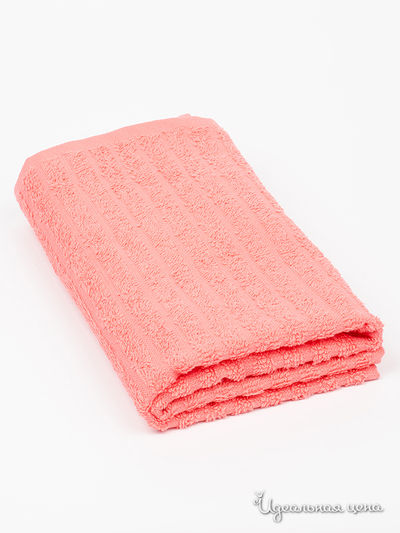 Полотенце Текcтиль для дома, цвет коралловый