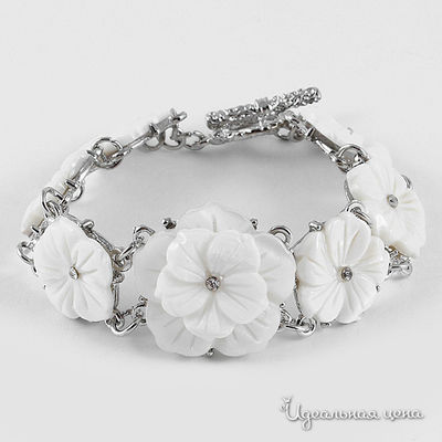 Браслет Migura, цвет серебро, белый