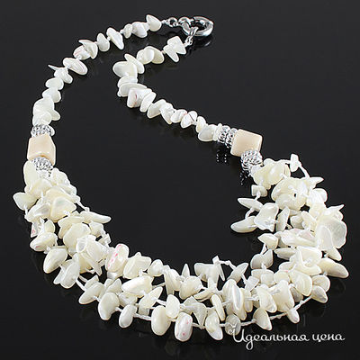 Колье Эсмеральда, цвет сливочный