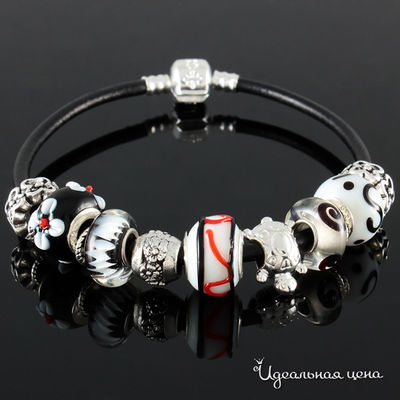 Украшения Migura, цвет Черный, белый, серебрянный