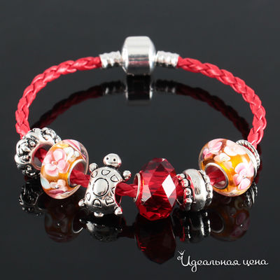 Украшения Migura, цвет Красный, розовый, серебряный