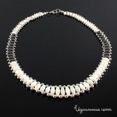 Колье Migura, цвет черно-белый