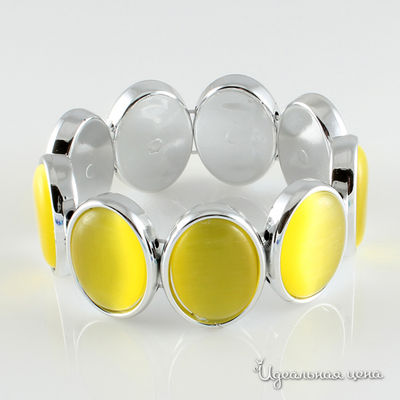 Браслет Migura, цвет желтый/серебряный