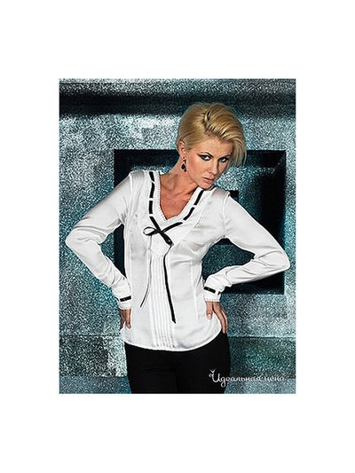 Блуза E. Levy, цвет белый