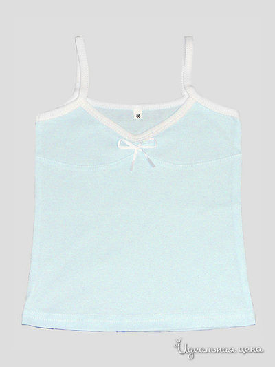 Майка Figaro, цвет голубой