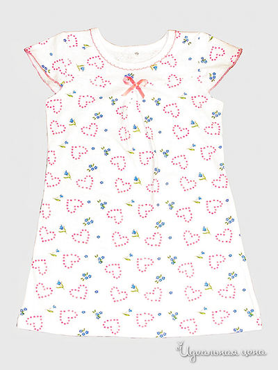 Ночные сорочки Figaro, цвет белый/сердечки