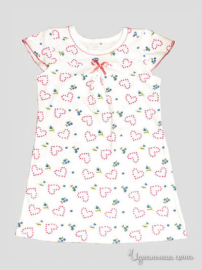 Ночные сорочки Figaro, цвет белый/сердечки