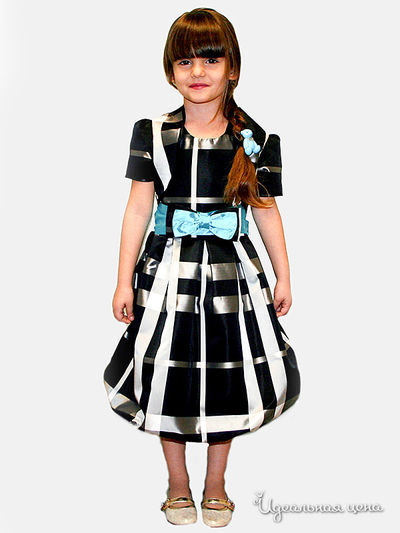 Платье Figaro, цвет клетка/бирюзовый