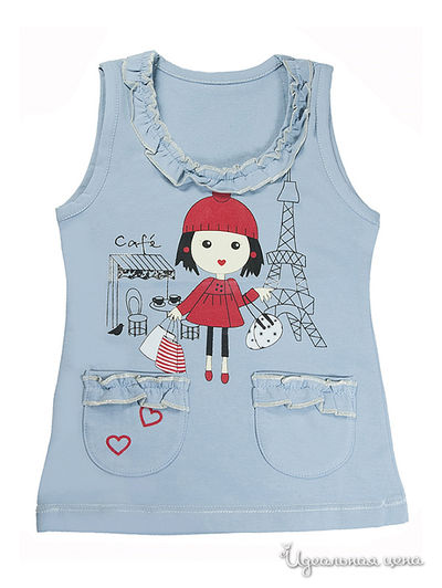 Топ Figaro, цвет голубой