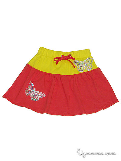 Юбка Figaro, цвет желтый/коралловый