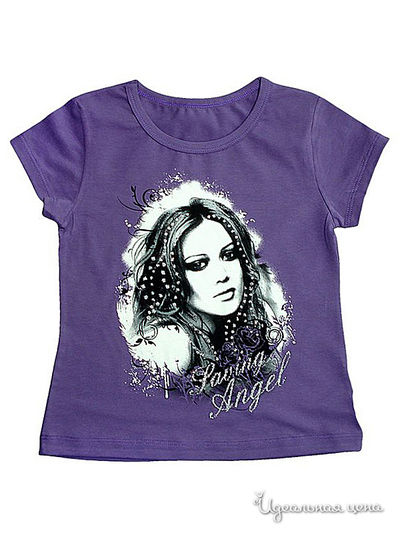 Футболка Figaro, цвет фиолетовый