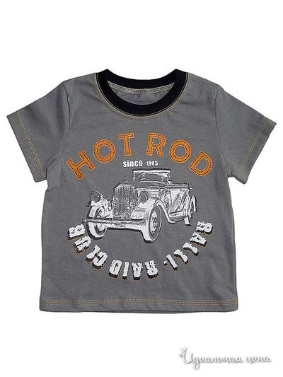 Футболка Figaro, цвет темно-серый