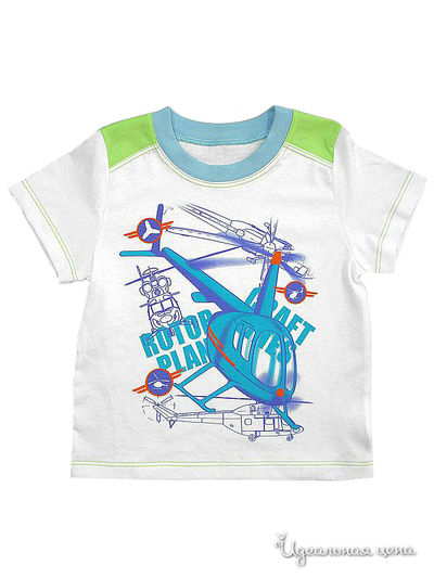 Футболка Figaro, цвет салатовый/желтый