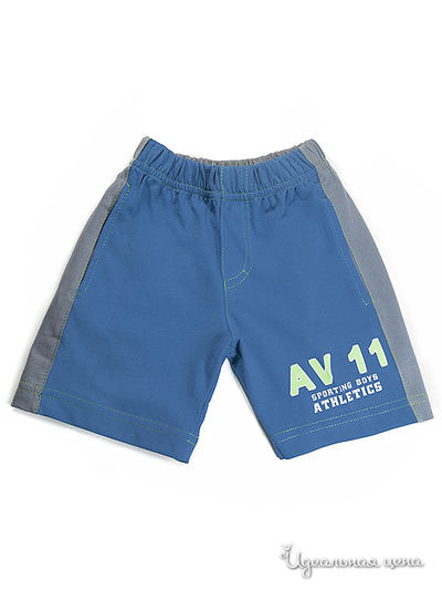 Шорты Figaro, цвет синий, серый