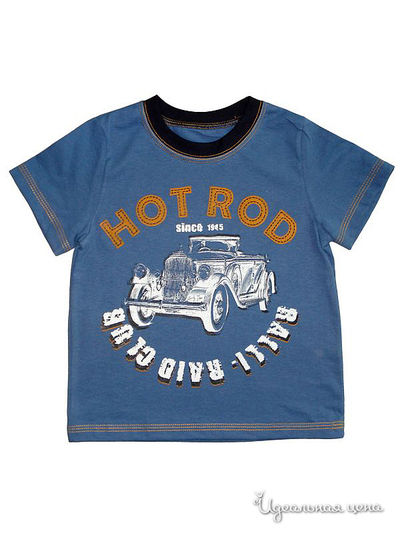 Футболка Figaro, цвет синий