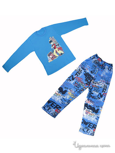 Пижама Figaro, цвет васильковый