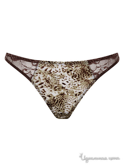 Трусы Charmante, цвет шоколад, леопардовый принт