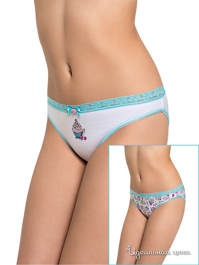 Трусы Arina, цвет белый/принт