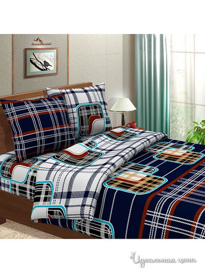 Комплект постельного белья  1,5-спальный Леда, цвет мультиколор