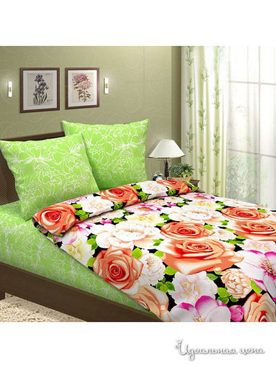 Комплект постельного белья  1,5-спальный Леда, цвет мультиколор