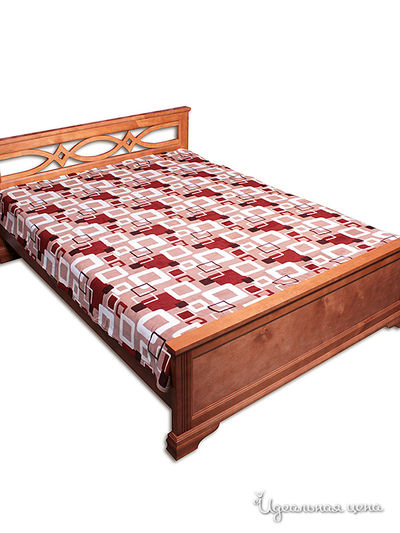 Плед, 180*220 см Amore Mio, цвет розовый, красный, молочный