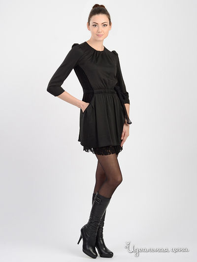 Платье Ermanno Scervino, цвет черный