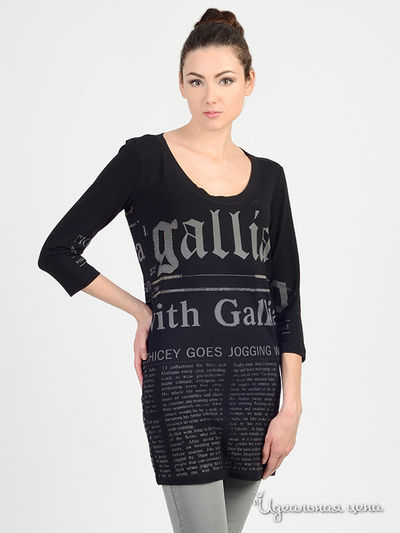 Лонгслив Galliano, цвет черный