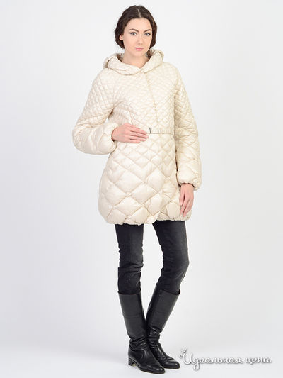 Пуховик Ermanno Scervino, цвет бежевый