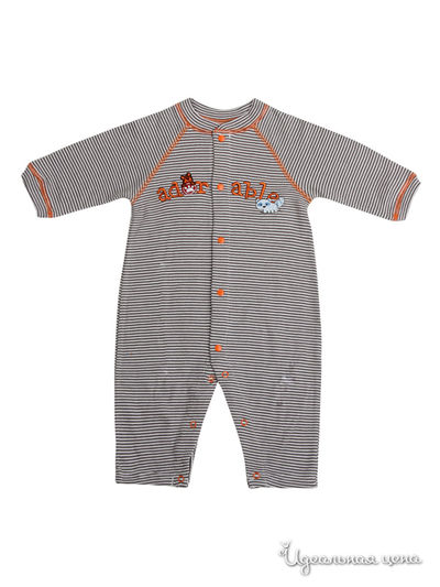 Песочник Carters, цвет серый, белый, оранжевый