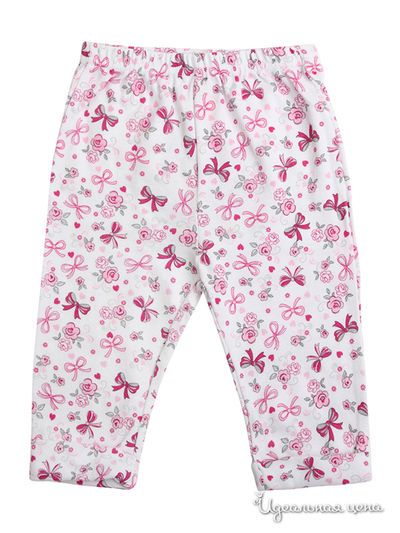 Брюки Carters, цвет белый, розовый