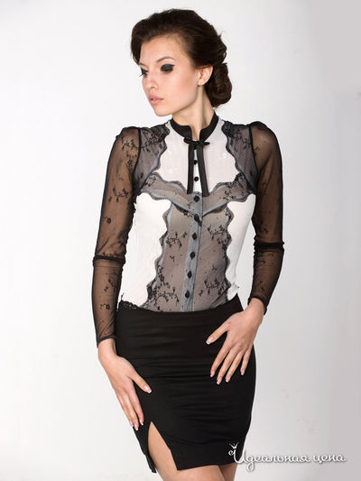 Боди Arefeva, цвет черное, белое