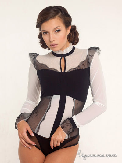 Боди Arefeva, цвет черное, белое