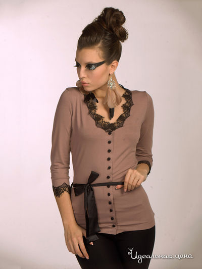 Туника Arefeva, цвет коричневая