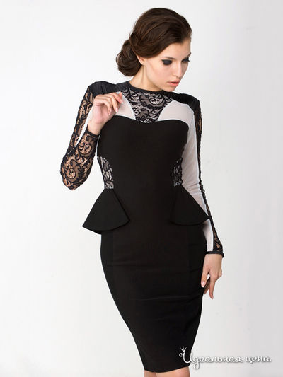 Платье Arefeva, цвет черное
