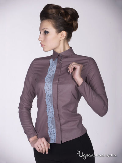 Блуза Arefeva, цвет коричневый