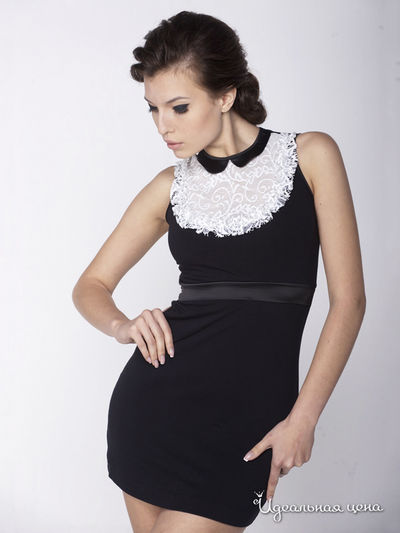 Платье Arefeva, цвет черный, белый