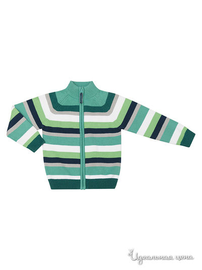 Кардиган PlayToday, цвет белый, зеленый, синий