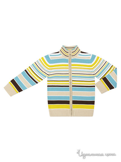 Кардиган PlayToday, цвет белый, желтый, голубой, коричневый
