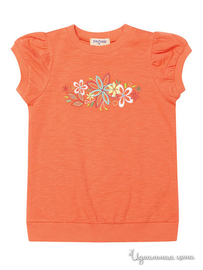 Лонгслив PlayToday, цвет коралловый