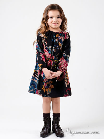 Платье Imoga, цвет черный/мульти