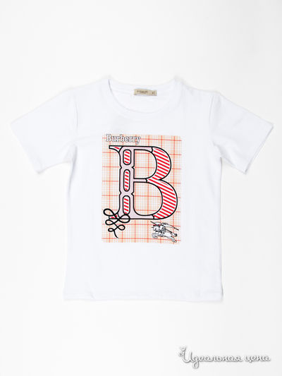 Футболка Burberry, цвет белый