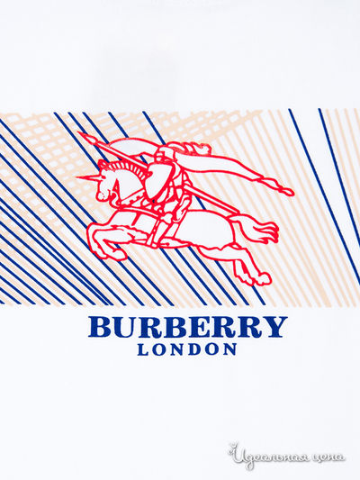 Футболка Burberry, цвет белый
