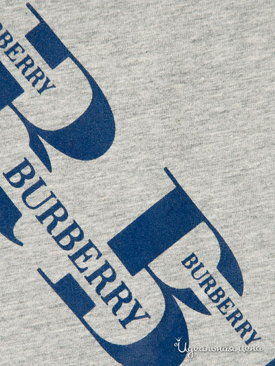Футболка Burberry, цвет серый