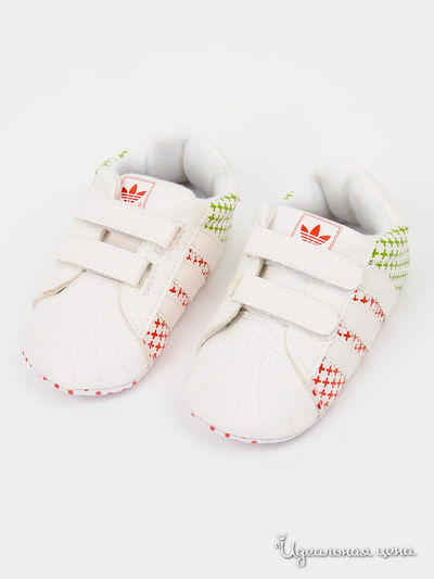 Пинетки Adidas, цвет белый